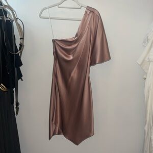 Cushnie et Och Silk one shoulder dress, Size 2, never worn
